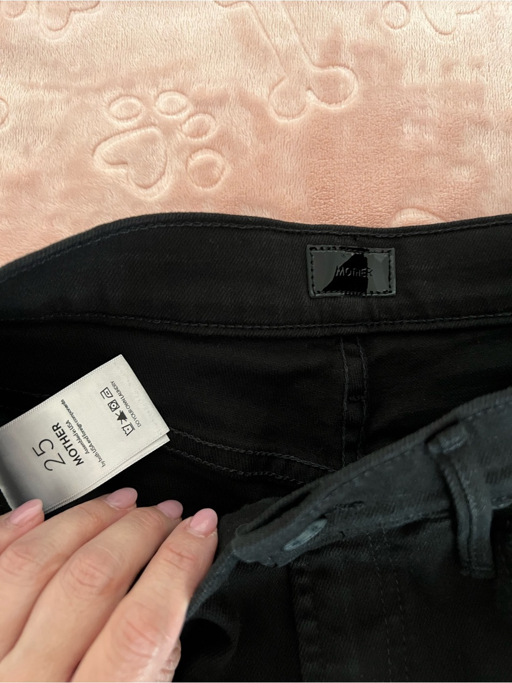 MOTHER Black Flare Jeans - Wide Leg Denim - Picture 3 of 5